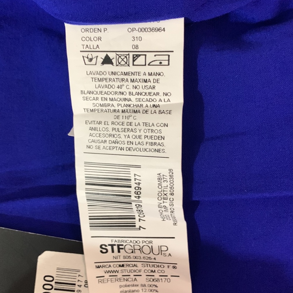 Studio F Straps dress Size: 8 Brand New - Picture 12 of 12